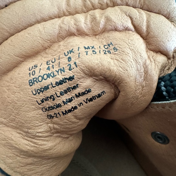 Gentle Souls Brooklyn 2.1 Black Leather Combat Boots - Picture 14 of 15